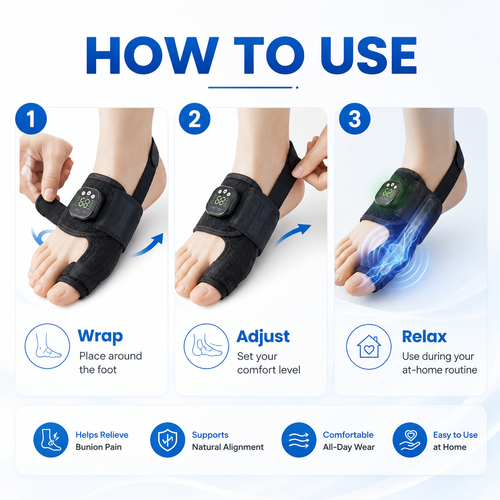 Bunion Ease FlexAlign™ Adjustable Bunion Relief & Toe Support Brace