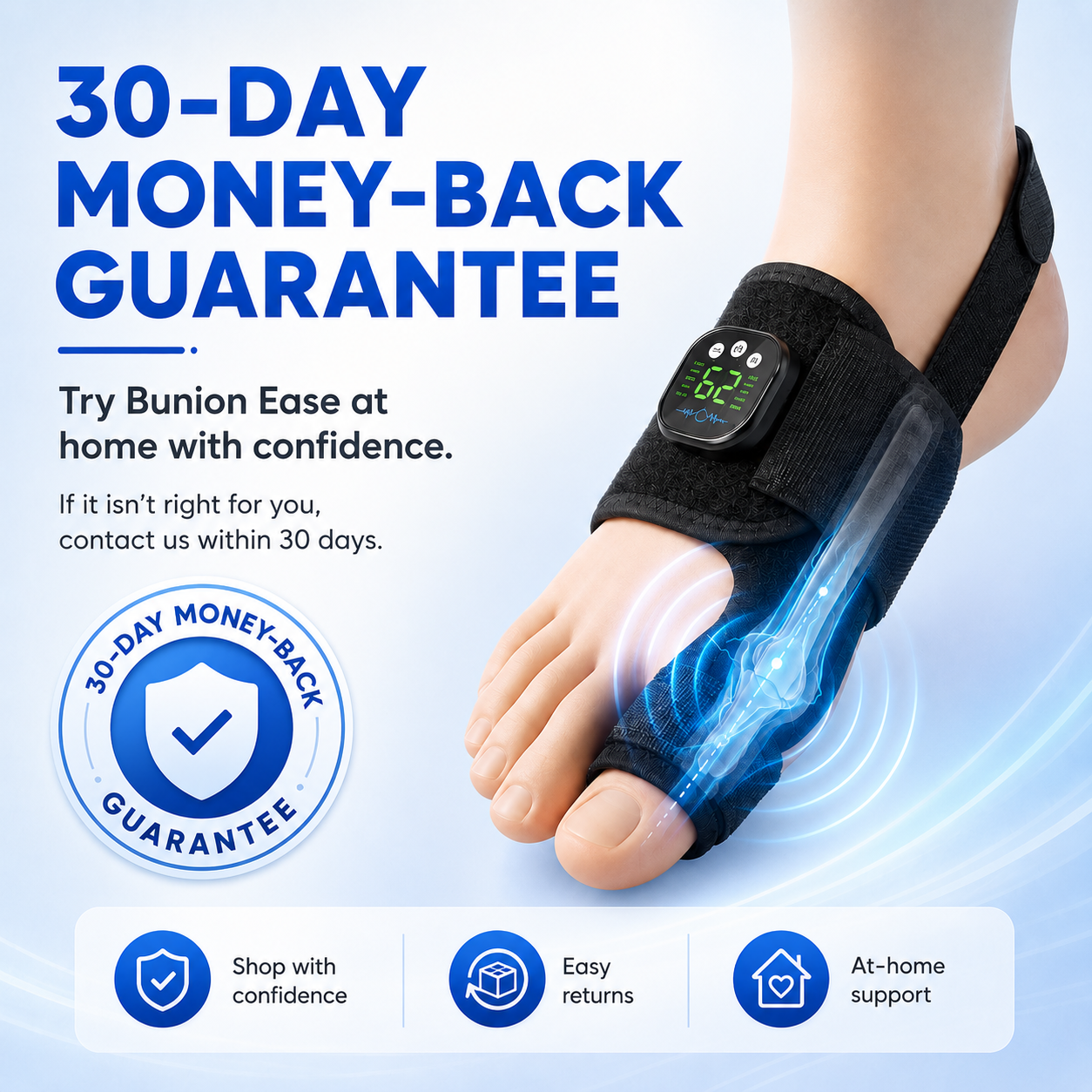 Bunion Ease FlexAlign™ Adjustable Bunion Relief & Toe Support Brace